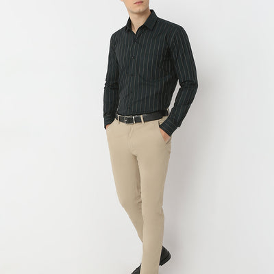 Herringbone Striped Shirt