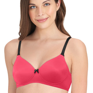 Smooth Dreams Padded Non-wired T-shirt Bra - Cerise