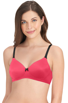 Smooth Dreams Padded Non-wired T-shirt Bra - Cerise