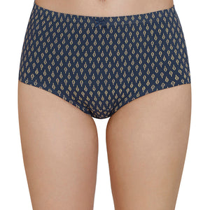 Inner Elastic Print High Rise Full Brief Panties (Pack of 3)