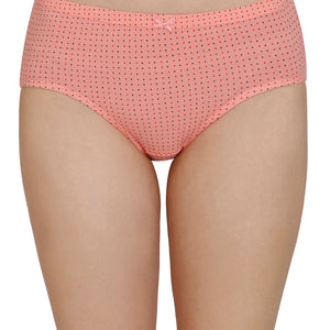 Inner Elastic Print Mid Rise Hipster Panties (Pack of 3)