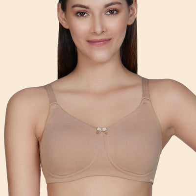 Essential Comfort Non-Padded Non-Wired Bra - Sandalwood