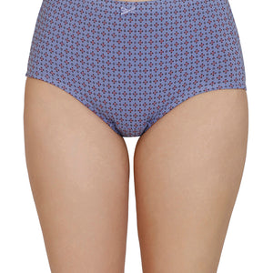 Inner Elastic Print High Rise Full Brief Panties (Pack of 3)