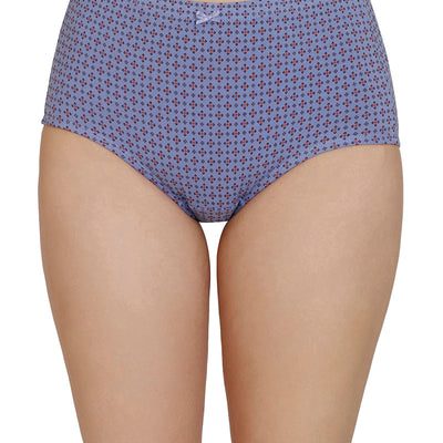 Inner Elastic Print High Rise Full Brief Panties (Pack of 3)