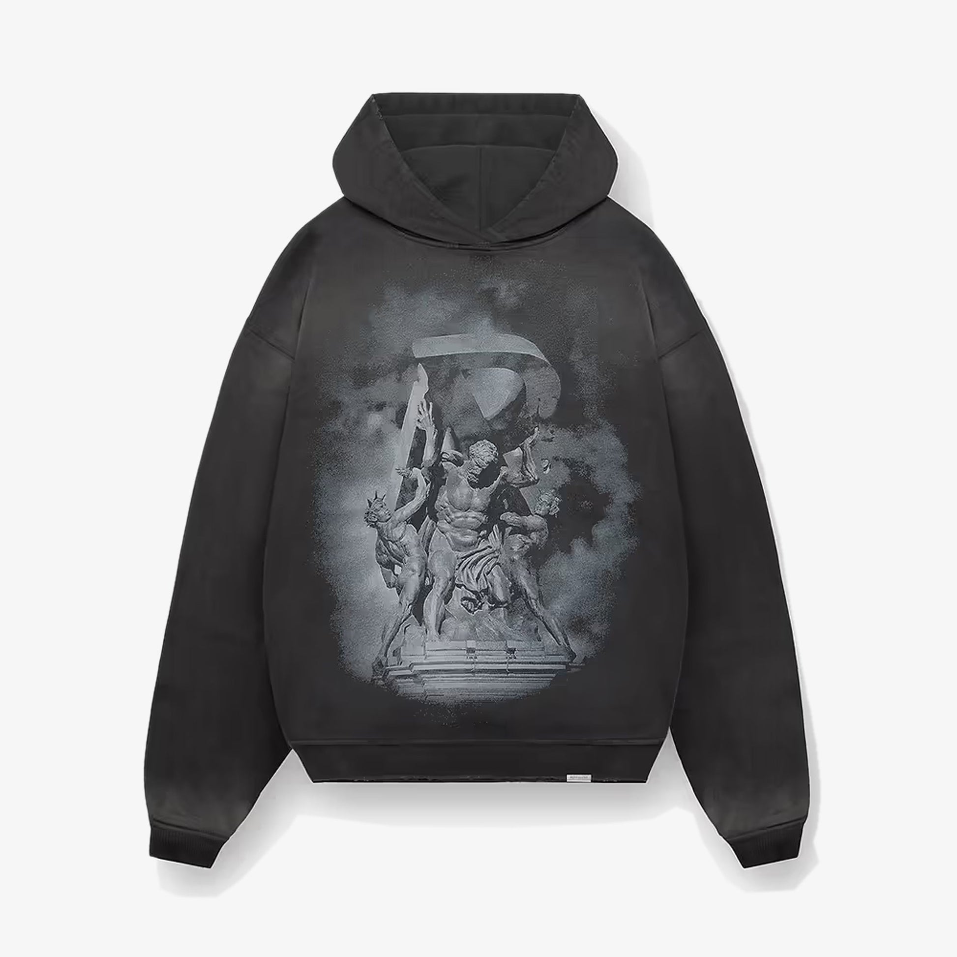 Represent | ATLAS HOODIE { STAINED BLACK