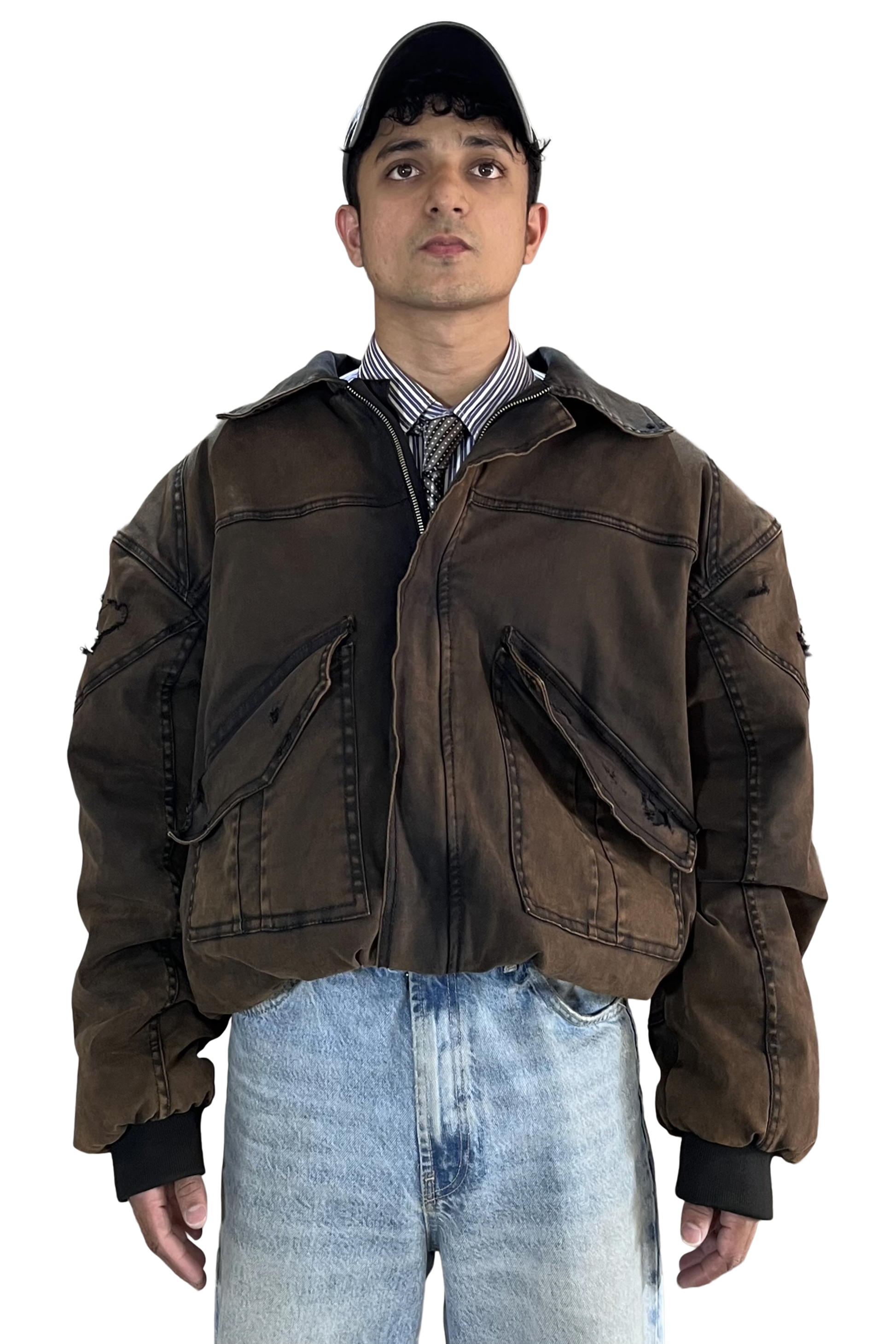 Faded Flight Bomber Jacket