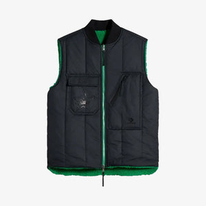 Converse | X PATTA REVERSIBLE VEST { GREEN/BLACK