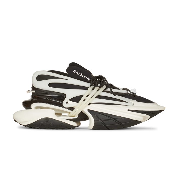 Balmain Unicorn Low-Top Black White