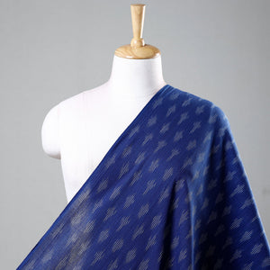 Blue -  Cotton Pochampally Ikat Weave Fabric 06