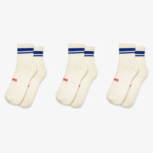 Superkicks | CREW SOCKS  { WHITE/WHITE/WHITE