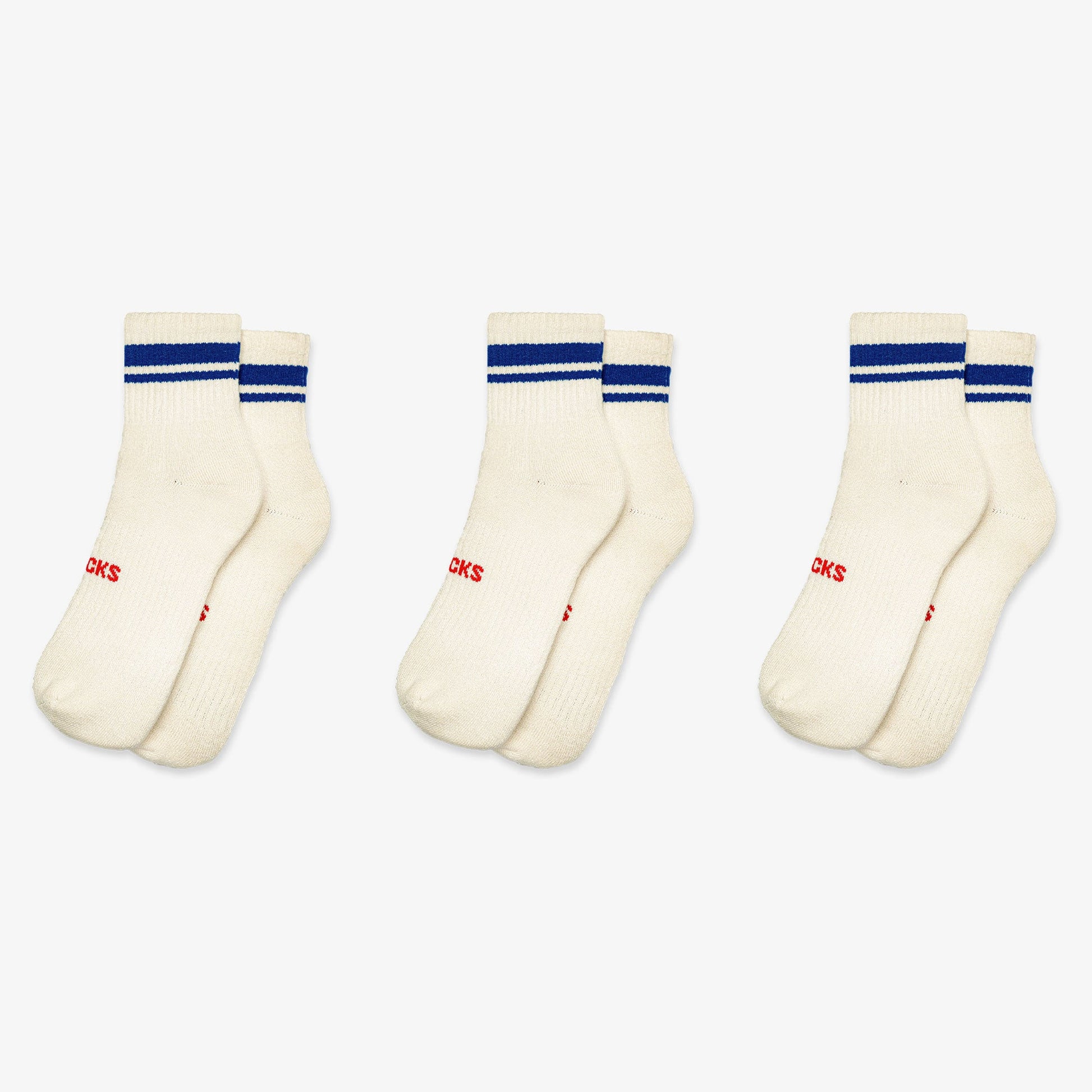 Superkicks | CREW SOCKS  { WHITE/WHITE/WHITE