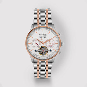 Celestial Men Automatic Silver Dial Chronograph Metal Watch 867-M30305