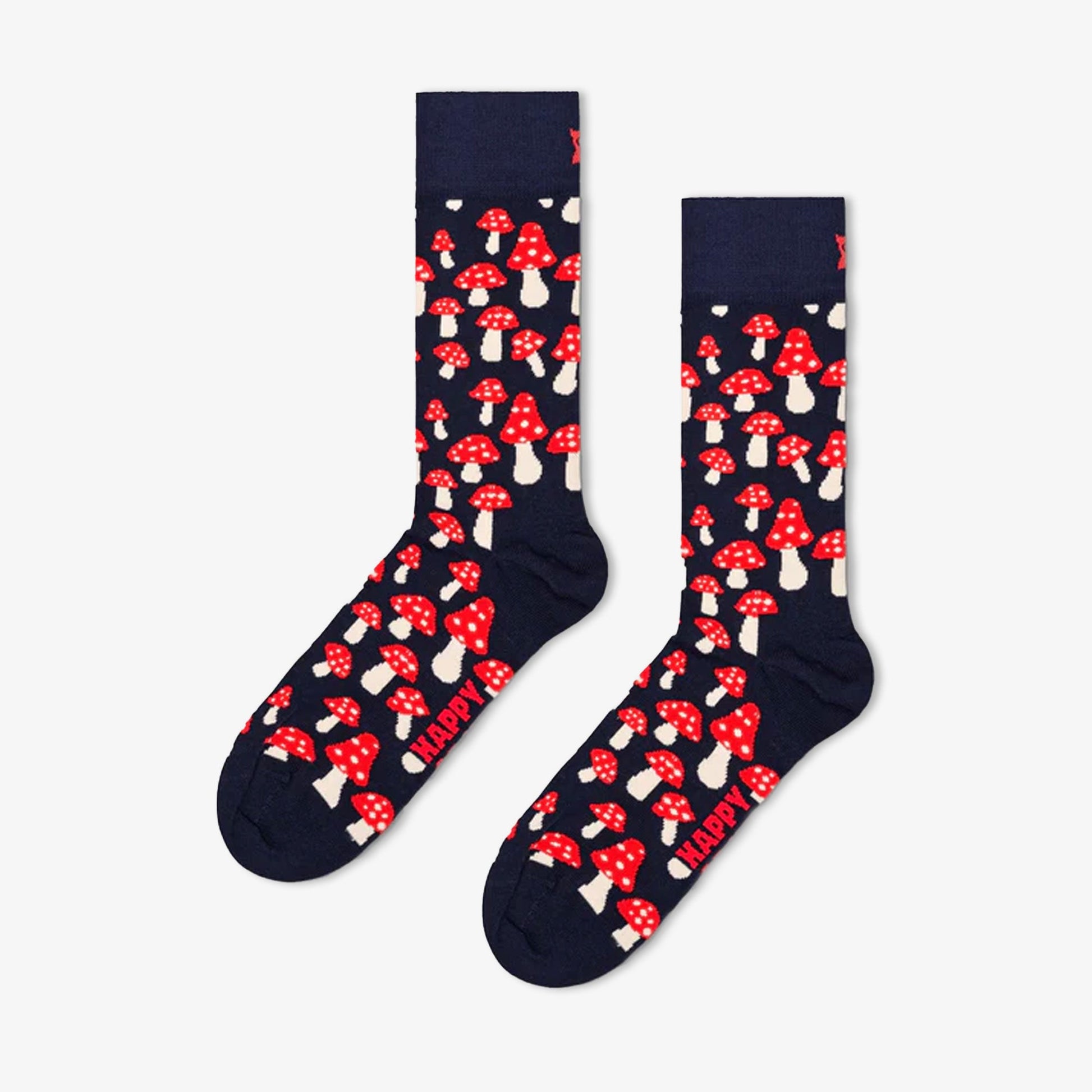 Happy Socks | MUSHROOM SOCK  { NAVY