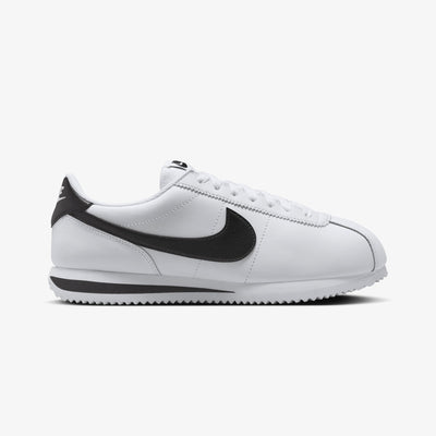 NIKE | CORTEZ LEATHER { WHITE/BLACK