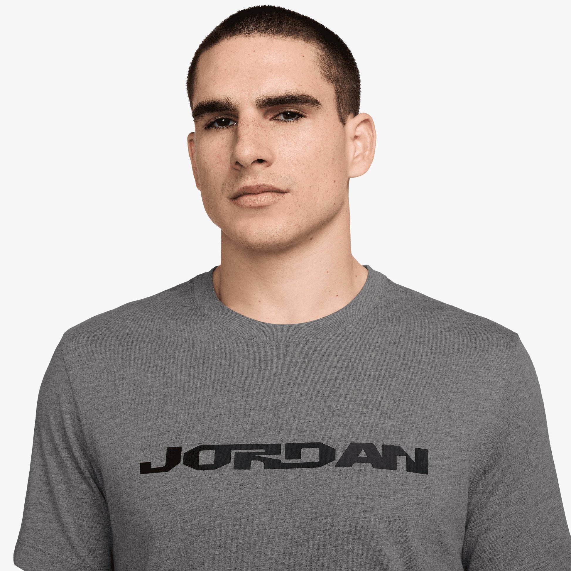 JORDAN | MVP T-SHIRT { CARBON HEATHER/BLACK/BLACK