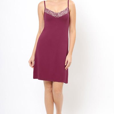Lace Touch Sleep Chemise - Anemone