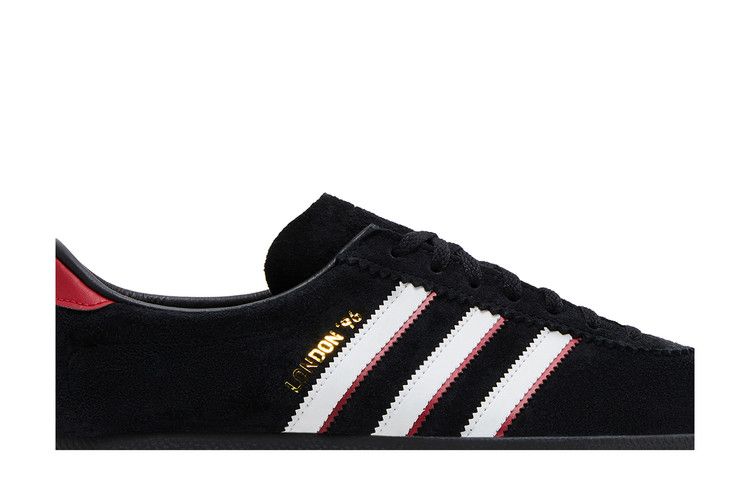 adidas London 96 Core Black Better Scarlet