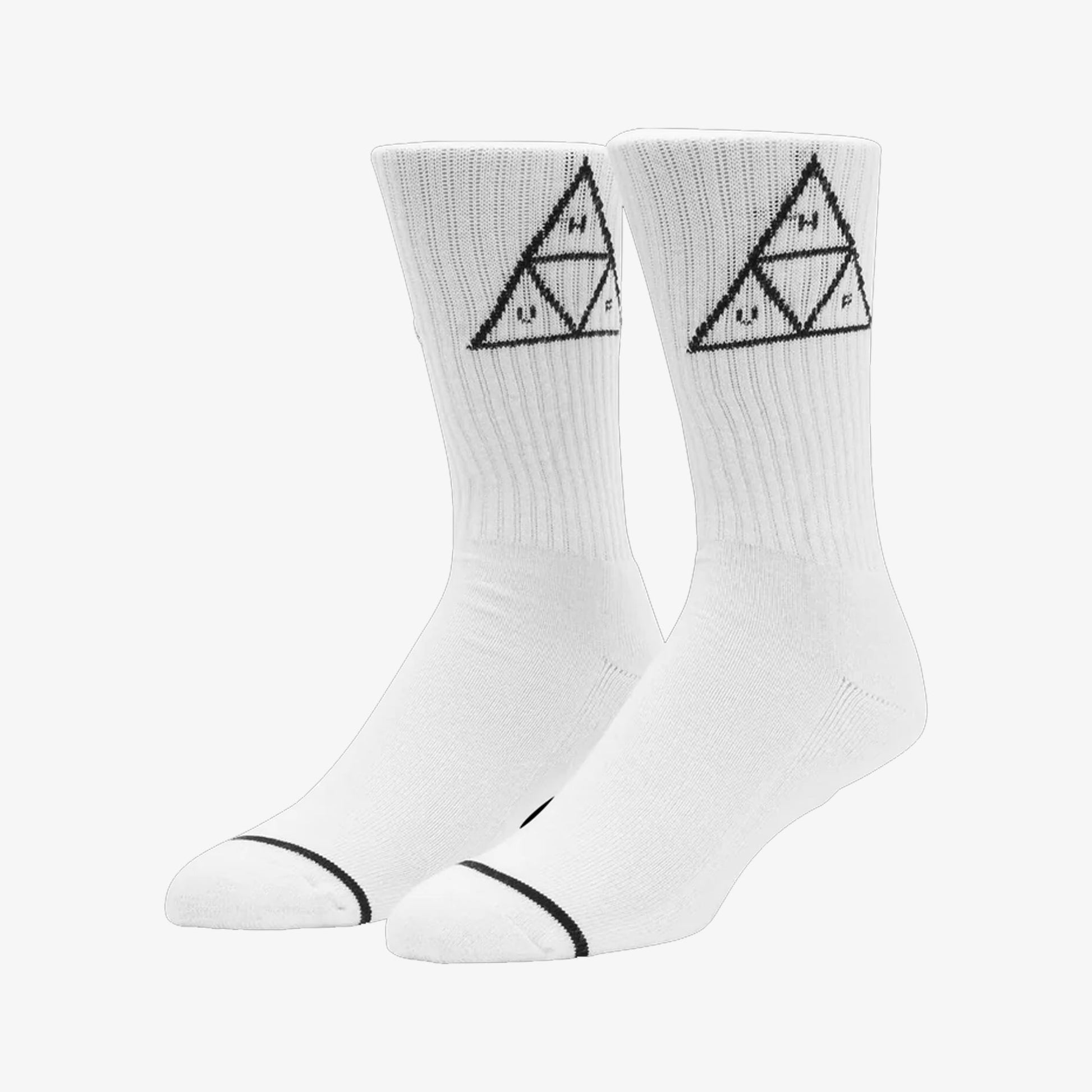HUF | SET TRIPLE TRIANGLE CREW SOCK  { WHITE