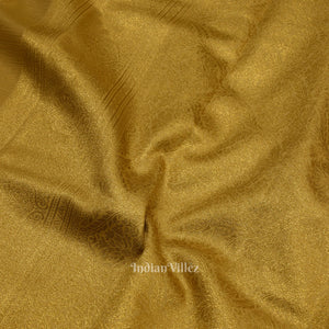 Golden Pure Kanjivaram Tissue Silk Saree