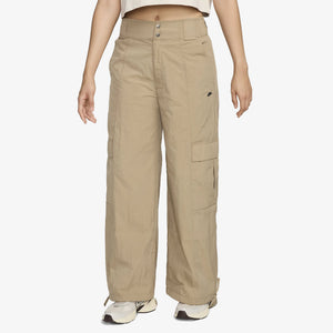 NIKE | SPORTSWEAR HIGH- WASTED WOVEN CARGO PANTS { KHAKI/BLACK