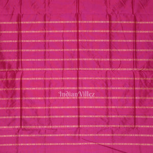 Pista Green with Rani Pink Buti Design Bomkai Sambalpuri Silk Saree