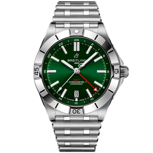 Breitling Chronomat Automatic GMT Green Dial Men 40mm