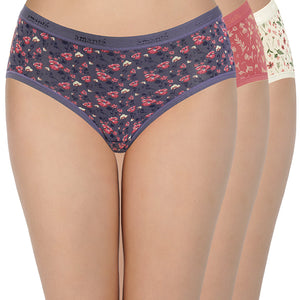 Print Low Rise Hipster Panties (Pack of 3)