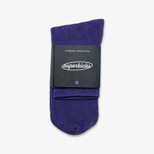 Superkicks | CREW SOCKS  { PURPLE