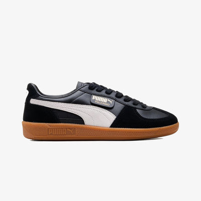 PUMA | PALERMO LTH { PUMA BLACK\FEATHER GRAY-GUM