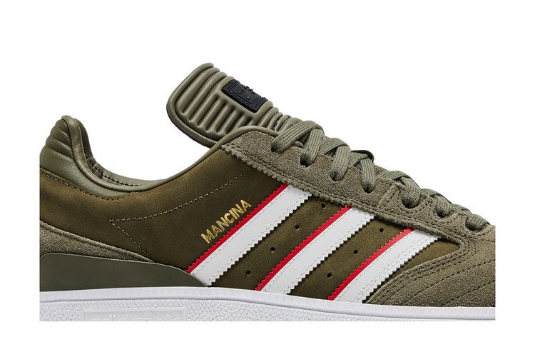 adidas Busenitz Olive Strata Red Cloud White