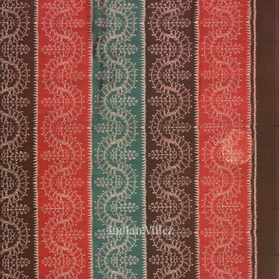 Multi Color  Odisha Ikat Sambalpuri Dress Set & Dupatta