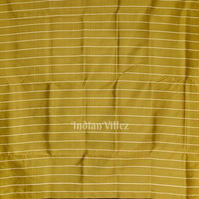 Black Yellow Pasapali Border Contemporary Silk Saree