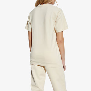 SPORTY & RICH | NY HEALTH CLUB T-SHIRT { CREAM