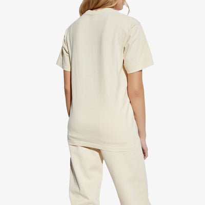 SPORTY & RICH | NY HEALTH CLUB T-SHIRT { CREAM