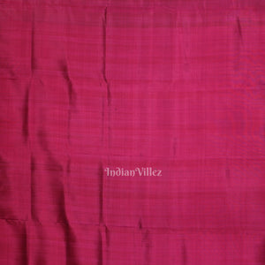 Magenta Pink Border Pasapali Designer Contemporary Saree