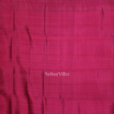 Magenta Pink Border Pasapali Designer Contemporary Saree