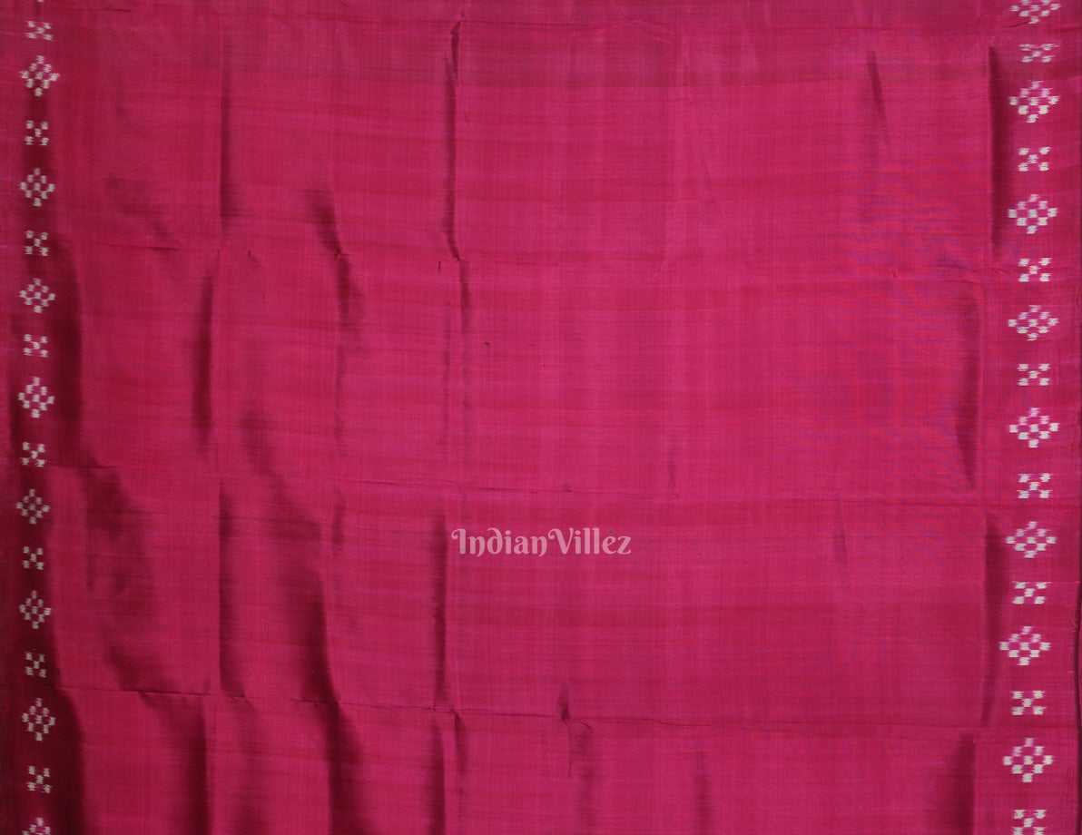 Magenta Pink Border Pasapali Designer Contemporary Saree