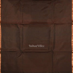 Black Maroon Pure Kanjivaram Silk Saree