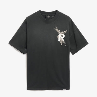 REPRESENT | ARCHANGEL T-SHIRT { STAINED BLACK