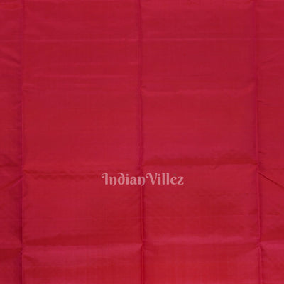 Rani Pink Pure Kanjivaram Soft Silk Saree