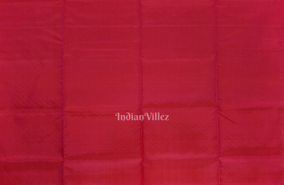 Rani Pink Pure Kanjivaram Soft Silk Saree