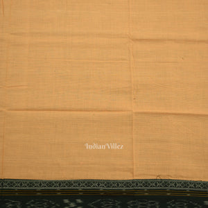 Green Cream Odisha Ikat  Sambalpuri Dress Material & Dupatta