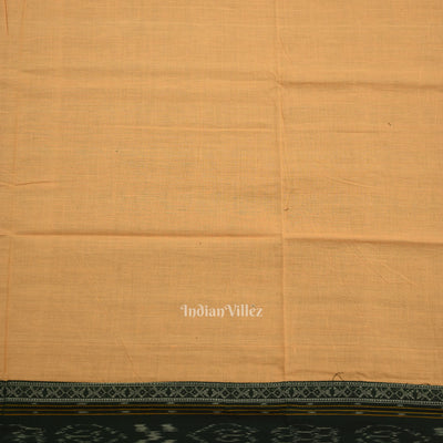 Green Cream Odisha Ikat  Sambalpuri Dress Material & Dupatta