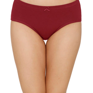 Inner Elastic Full Coverage Mid Rise Hipster Panty (Pack of 3)