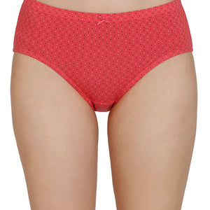 Inner Elastic Print Mid Rise Hipster Panties (Pack of 3)