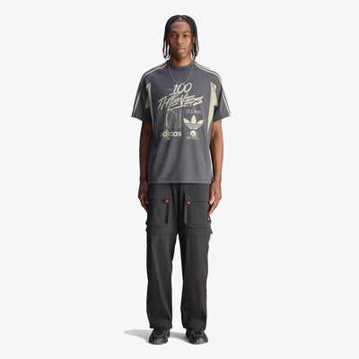Adidas Originals | 100 THIEVES ZIP PANTS { BLACK