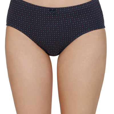 Inner Elastic Print Mid Rise Hipster Panties (Pack of 3)