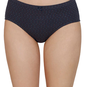 Inner Elastic Print Mid Rise Hipster Panties (Pack of 3)