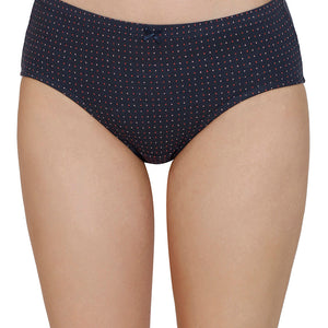 Inner Elastic Print Mid Rise Hipster Panties (Pack of 3)