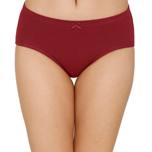 Inner Elastic Full Coverage Mid Rise Hipster Panty (Pack of 3)